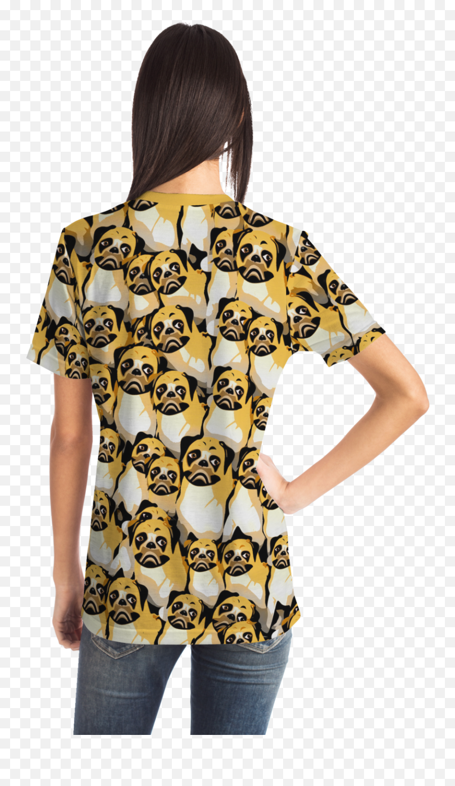 Pug Tshirt All Over Print U2013 Memories To Last Emoji,Pug Emoji To E-mail