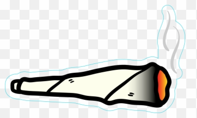 Download Lit Blunt Or Joint Sticker - Blunt Clipart Emoji,Blunt Emoji