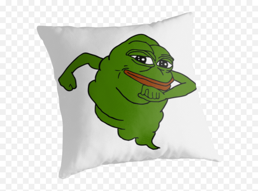 Pin Op Pepe Throw Pillows - Love Coc Emoji,Bunny Emoji Pillow