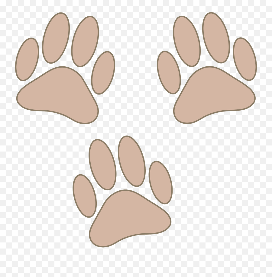 Paw Prints Clipart - Dot Emoji,Pawprint Emoji