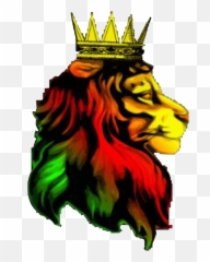 Lion Rasta Reggae King Sticker By Natalie Wilson - Reggae Rasta Lion Emoji,King Emoji Symbol