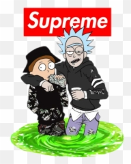 Bape Wallpaper Rick And Morty Supreme - Backwoods Rick And Morty Emoji,Rick And Morty Emojis