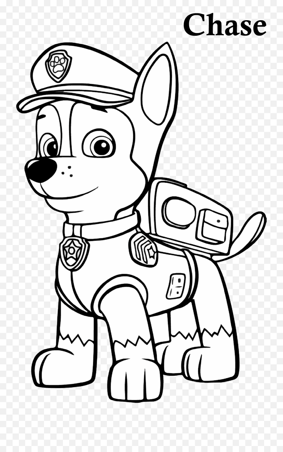 Tremendous Paw Patrol Coloring Pages - Chase Paw Patrol Colouring Emoji,Printable Emojis Coloring Pages
