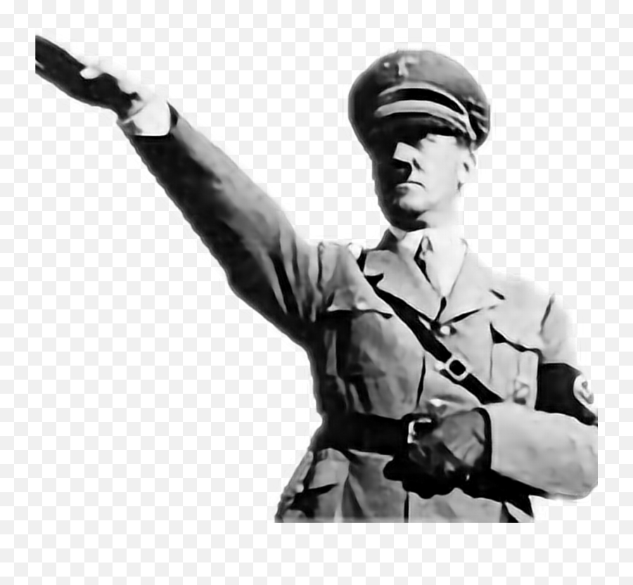 Hitler Png Transparent Clipart - Hitler Silhouette Png Emoji,Hitler Salute Emoji