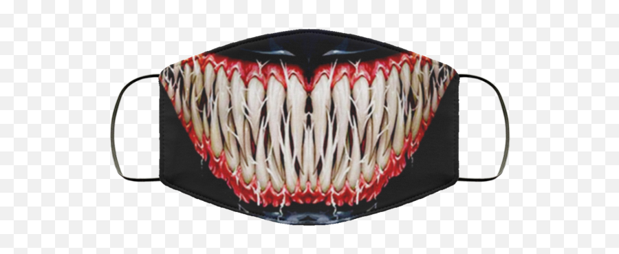 Mouth Face Mask - Mouth Venom Teeth Png Emoji,Anime Emoticon Mouth-muffle