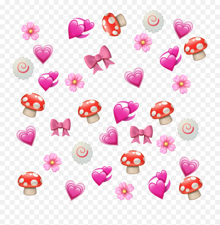 Cute Raining Emoji Muchroom Sticker - Girly,Idiot Emoji