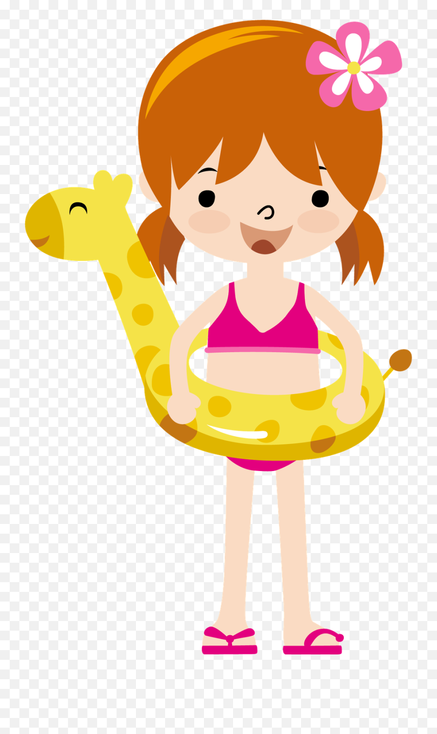 Library Of Girl With Heart Clip Art Library Png Files - Cartoon Beach Little Girl Emoji,Teenage Girl Cartoon Emoticon