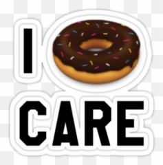Donut Care Hipster Stickers Meme Stickers - Pczki Emoji,Emoji Donuts
