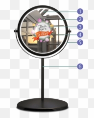 Beauty Mirror Photo Booth Rental - Dot Emoji,Fun Props For Emojis