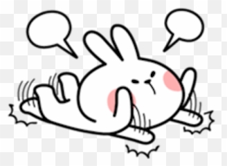 Spoiled Rabbit Lovely By Binh Pham - Dot Emoji,Bunny Emoji Iphone X Case
