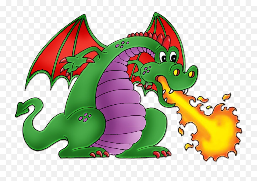 Cartoon Art Dinosaur Spitfire - Clipart Fire Breathing Fire Breathing Dragon Clip Art Emoji,Dinosaur Emoji Iphone
