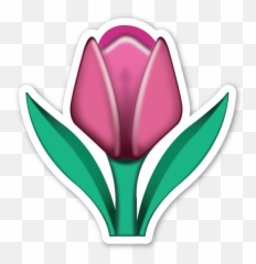 Are You Beautiful - Blue Heart Emoji Sticker,Pink Flower Emoji