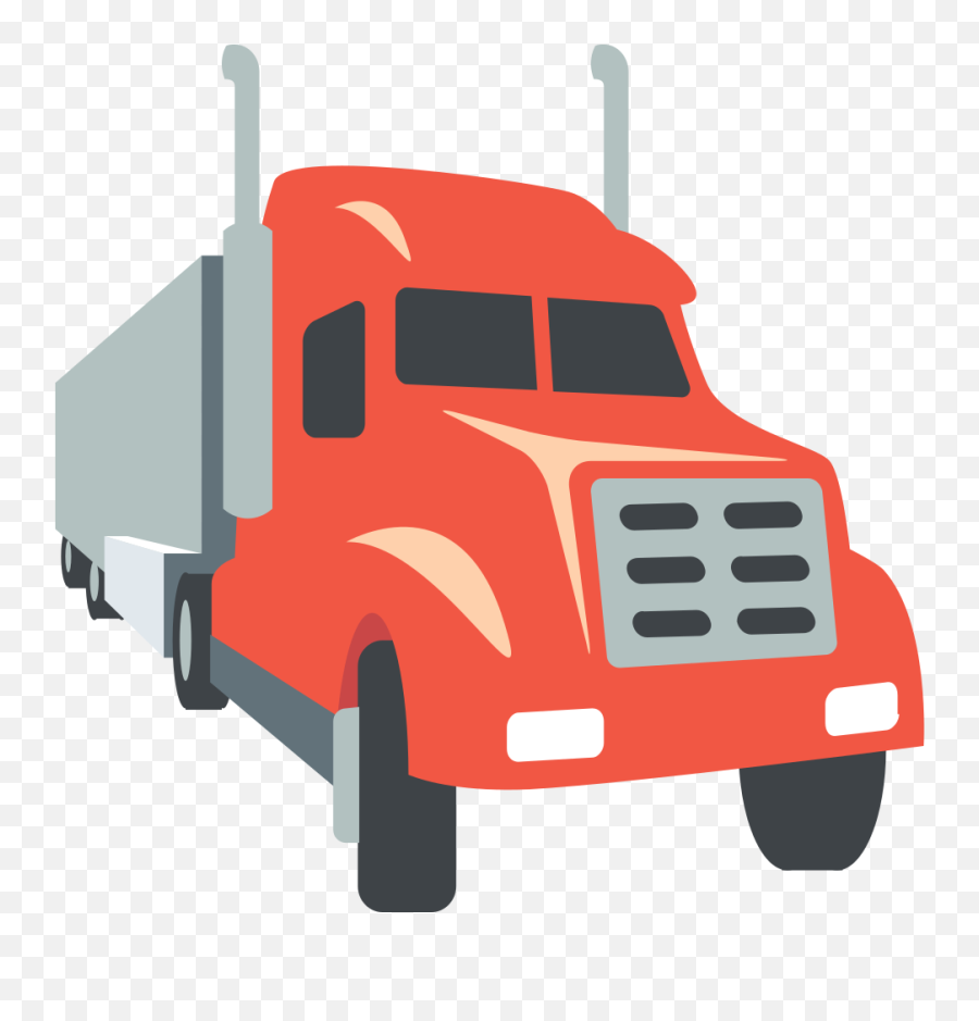 Articulated Lorry Id 1734 Emojicouk - Emoticon Truck,Nepal Flag Emoji