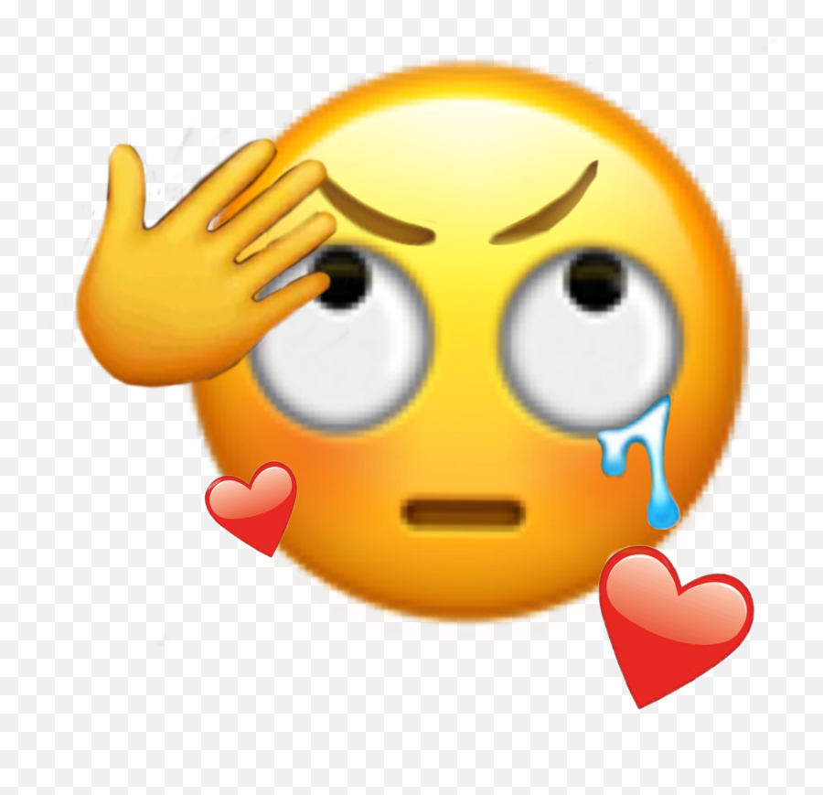 Vulnerable Mixed Feelings Sticker - Happy Emoji,Mixed Emotions Meme