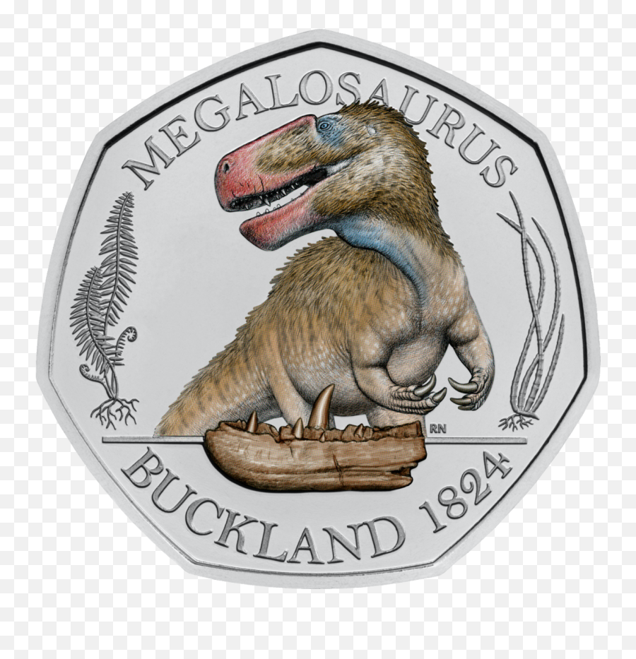 For Sale Royally Minted Coins Decorated With Dinosaurs - Dinosaur 50p Coins Emoji,Dinosaur Comics Ads For Emotions