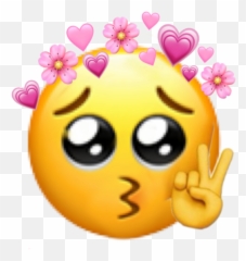 Pin By Dllshad Khdr On Lol Emoji Wallpaper Iphone Emoji - Pleading Face Emoji With Peace Sign,Stop Sign Emoji