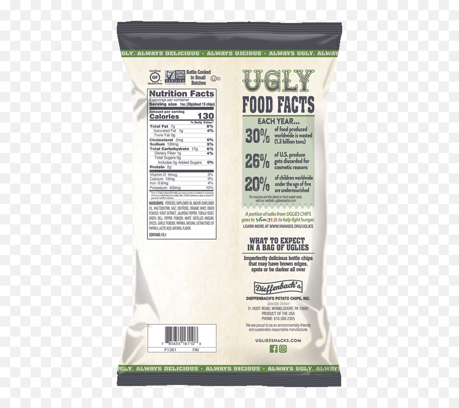 Uglies Jalapeño Potato Chips - Product Label Emoji,Facebook Emoticons Jalapeno