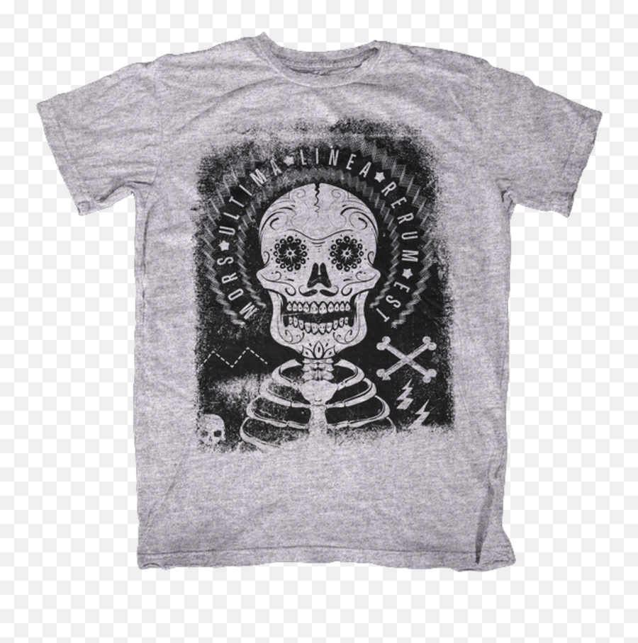 Sugar Skull Skeleton T - Shirt Emoji,Skull & Acrossbones Emoticon
