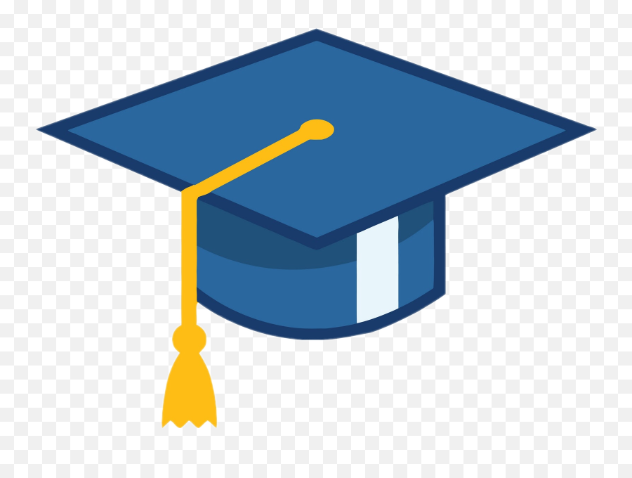 Ftestickers Graduation Hat Cap Sticker - Blue Graduation Cap Clip Art Emoji,Graduation Hat Emoji