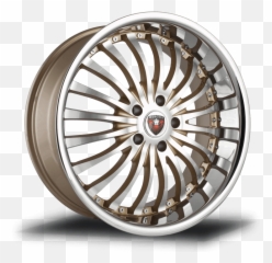 Merceli M20 Machined Face With Gold - Merceli M20 Gold Emoji,Emotion M8r 5x112