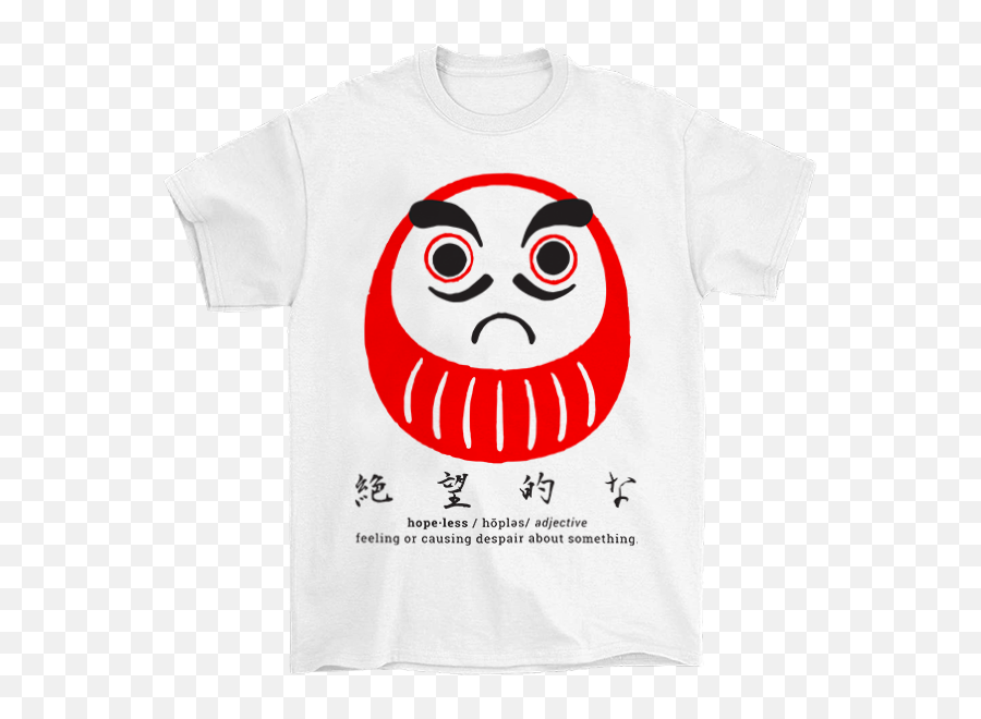 Hopeless Japanese Otaku T - Shirt Emoji,Bots Kawaii Emoticon