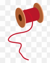Spool Clipart - Red Spool Thread Transparent Emoji,Thread Emoji