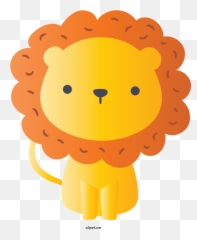 Animals Yellow Cartoon Lion For Lion - Lion Clipart Animals Emoji,Lions Emoticon