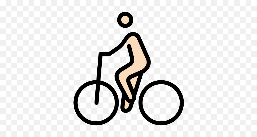 Person Biking Light Skin Tone Emoji,Drive Emojis