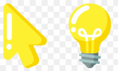 Minimal Light Bulb Cursor U2013 Custom Cursor Emoji,Light Bulb Not Emoji Symbol