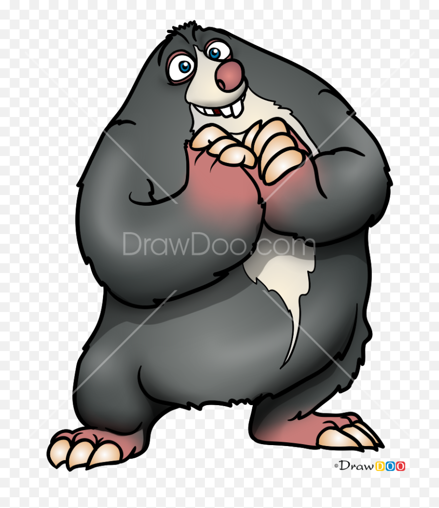 How To Draw Mole The Nut Job 2 - Big Emoji,Mole Emoji