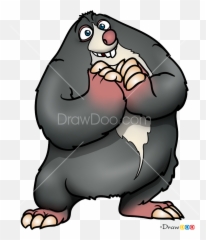 How To Draw Mole The Nut Job 2 - Big Emoji,Mole Emoji