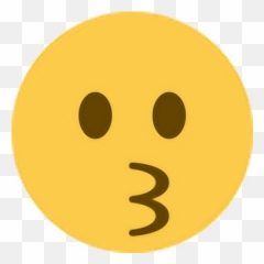 Whistle Kiss Emoji Emoticon Face - Does The Kiss Emoji Mean,Whistling Emoticon