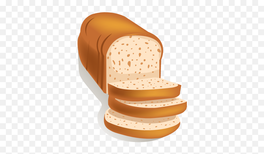 Sliced Fresh Bread Wall Decal Emoji,Loaf Emoji