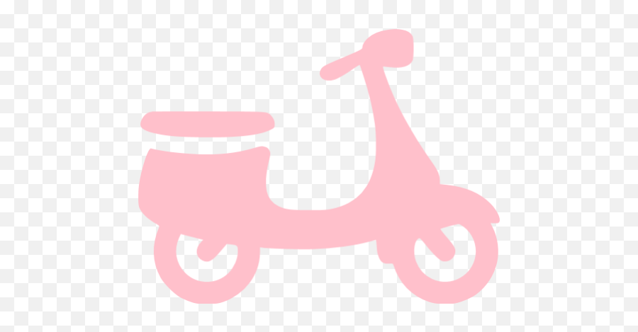 Pink Scooter 2 Icon - Free Pink Scooter Icons Scooter Icon Png Pink Emoji,Scooter Emoticon