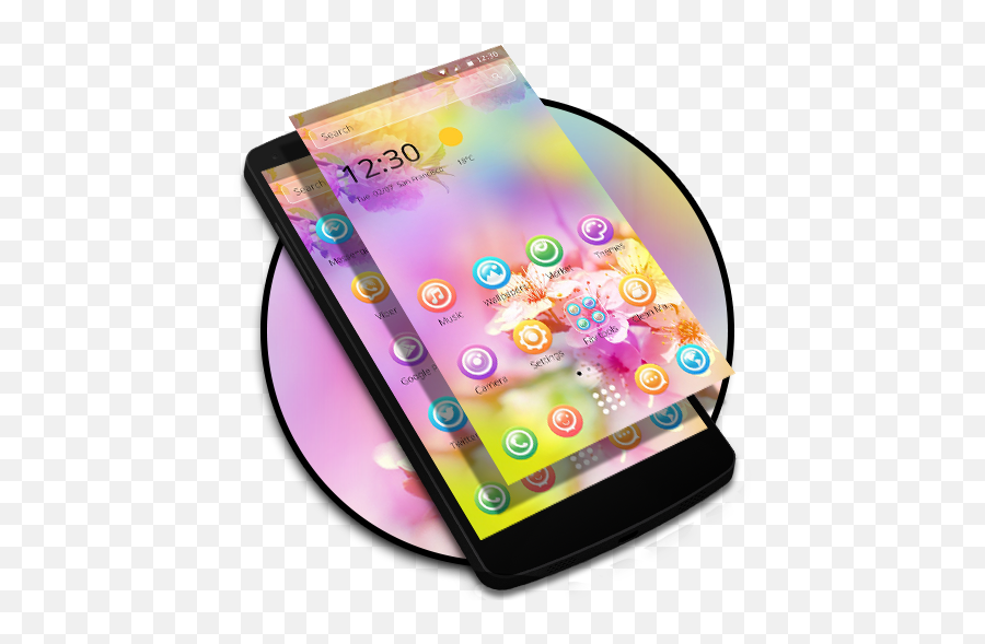 Amazoncom Smart Pixel Flower Phone Theme Appstore For Android - Girly Emoji,Android Emoji Klavye Indir