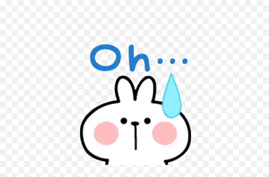 Spoiled Rabbit Emoji With Word 2 - Mad Spoiled Rabbit Png,Spoiled Emoji