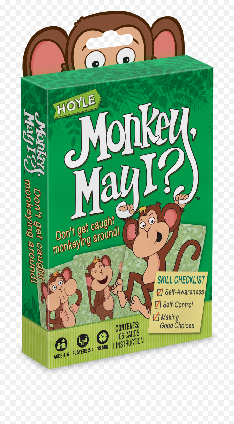 Monkey May I Card Game - Hoyle Monkey May I Card Game Emoji,Emotion Management Superpower