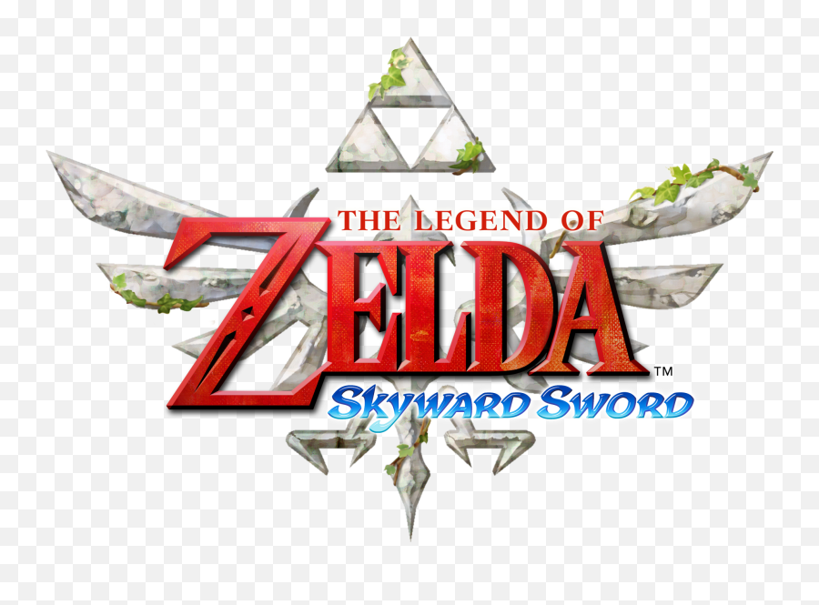 Skyward Sword And Its Literal Vertical - Legend Of Zelda Skyward Sword Logo Emoji,Control Emotion Shadowrun