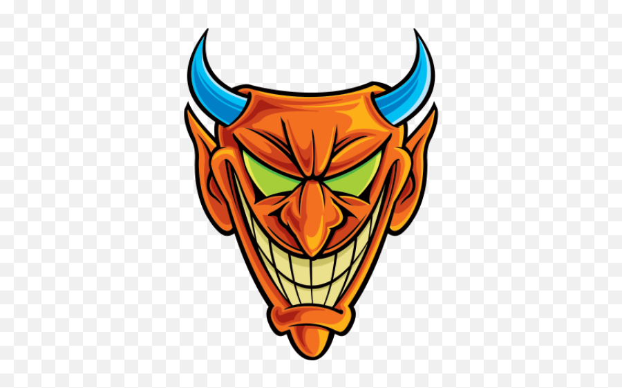 Evil Clipart Devil Head - Evil Head Png Transparent Head Evil Emoji,Devil Head Emoji