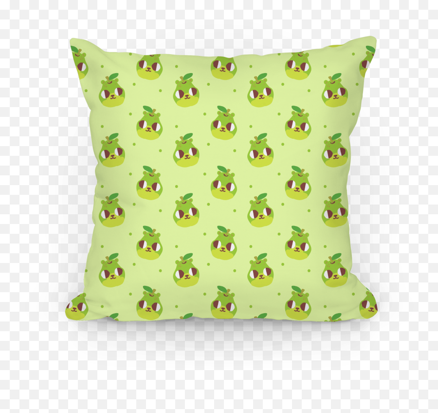 Pear Bear Pillows - Decorative Emoji,Cover Ears Emoticon -emoji