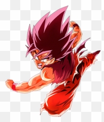 To Fight - Kaioken Goku Dokkan Battle Emoji,Kaioken Attack Emoticon