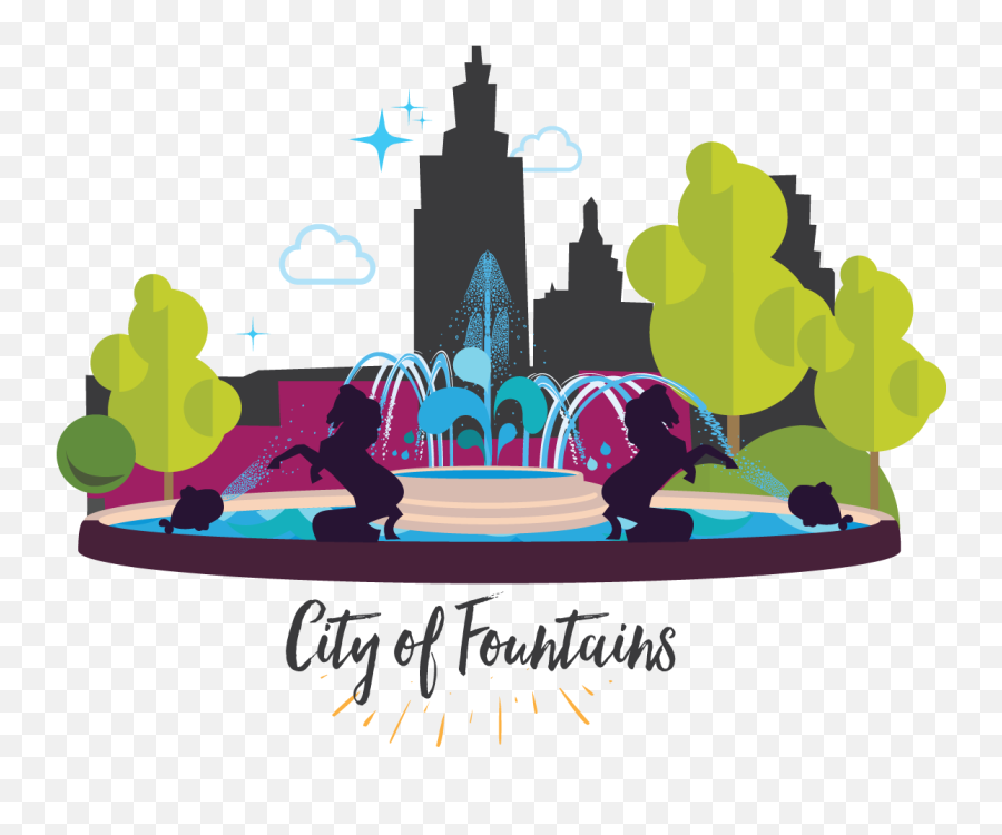 Emoji My City - Kansas City Fountain Art,Proud Emoji