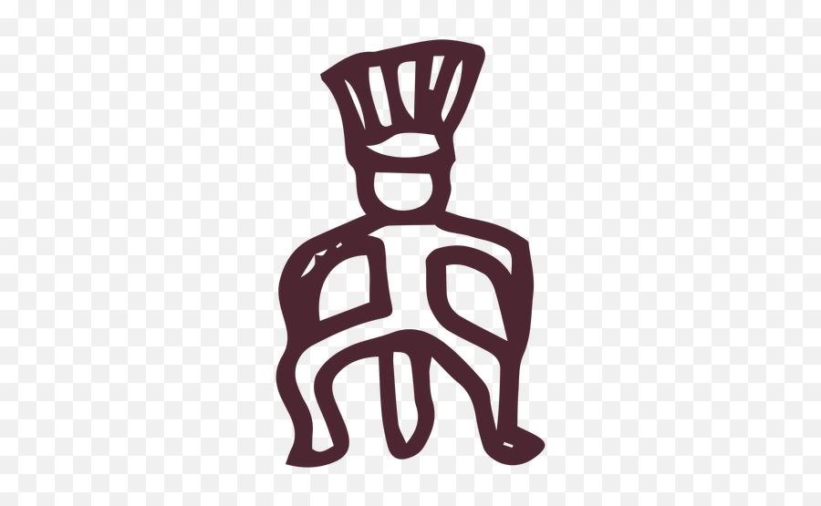 Ancient Egypt Man Hieroglyphics Symbol - Simbolo Egipcio Del Hombre Emoji,Egypt Emoji