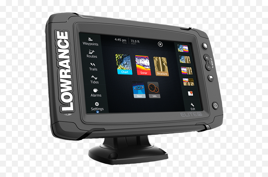 Fish Finders And Cameras Of Icast - Yak Outlawsyak Outlaws Lowrance Elite 5ti Emoji,12' Emotion Kayak Fishing Pole Holder