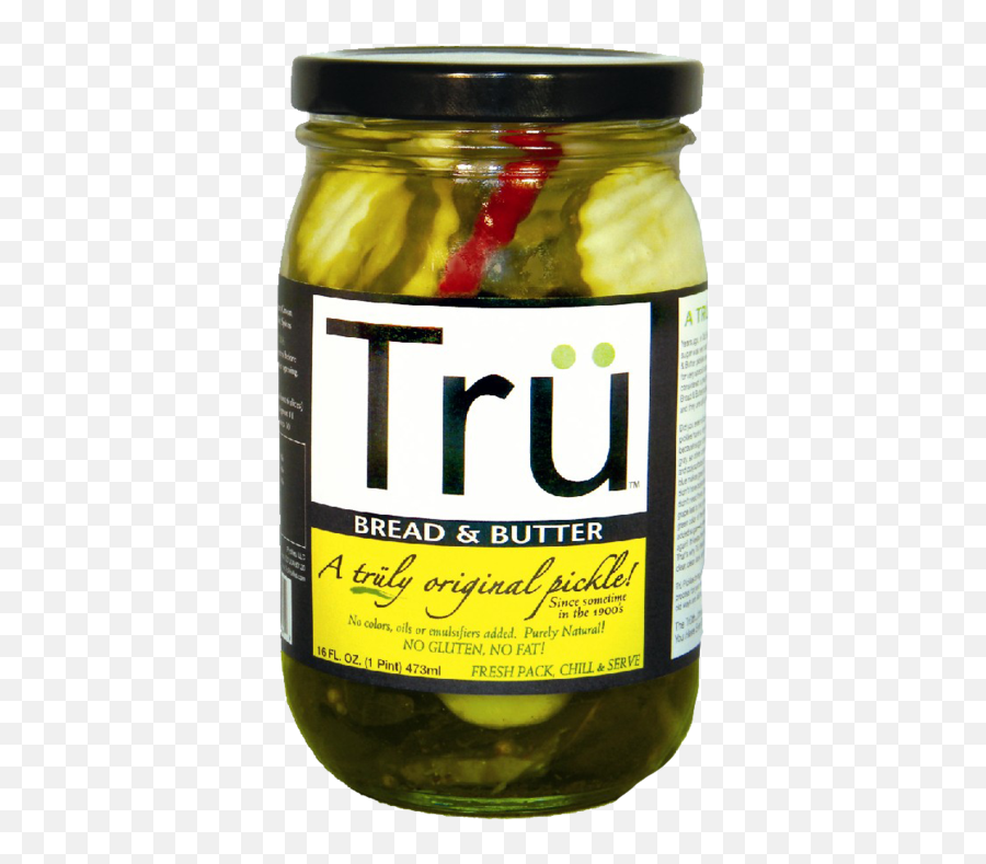 Trü Bread Butter Pickles - Tru Pickles Emoji,Emoticon Pickles