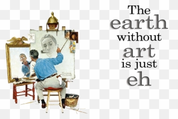 Painting Norman Rockwell Self Portrait Emoji,Animal Displaying Emotion Quotes