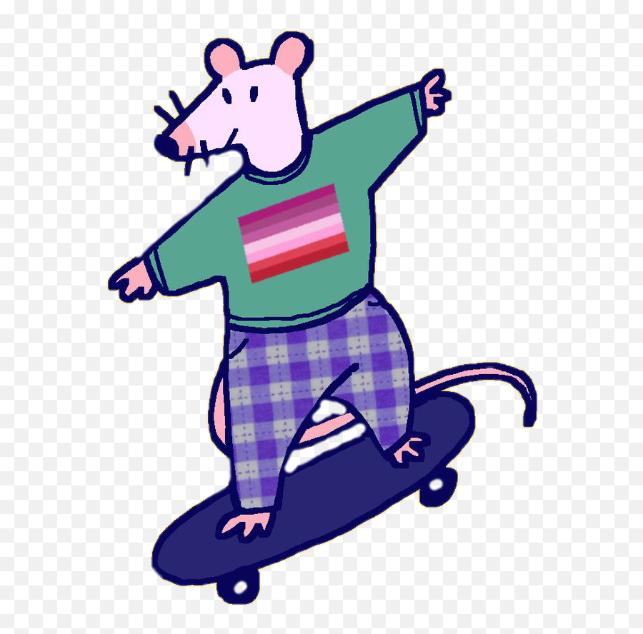Discover Trending - Lesbian Rat Emoji,Skateboard Emoji
