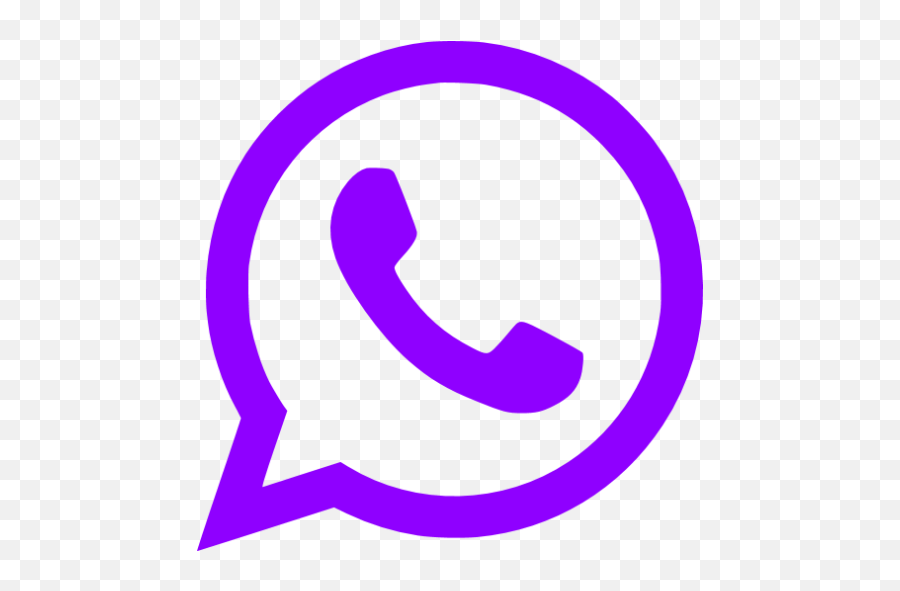 Violet Whatsapp Icon - Icone Whatsapp Pink Png Emoji,Emoticon De Logo Whatsapp