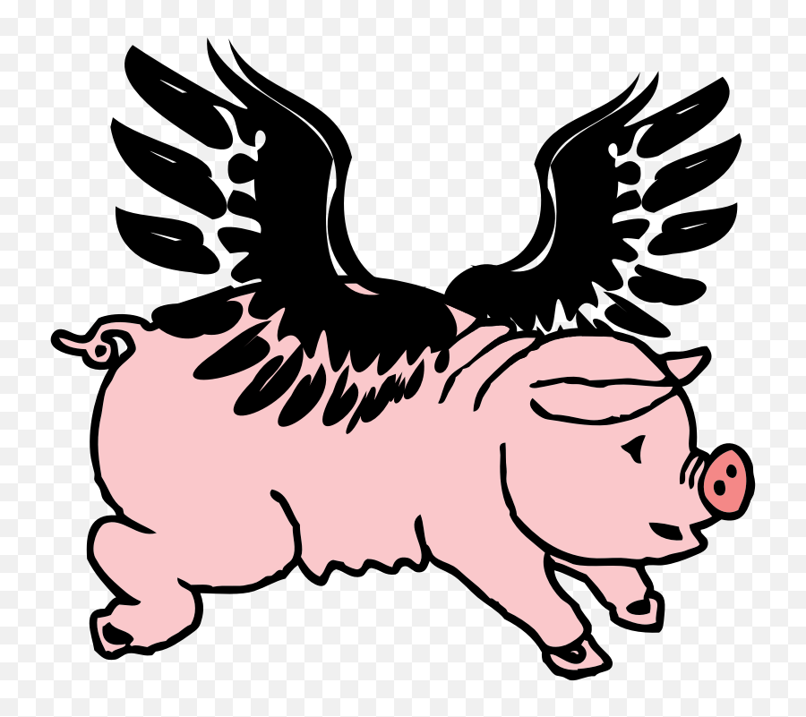 Download Free Png When Pigs Fly - Dlpngcom Pigs Fly Png Emoji,Leaf And Pig Emoji