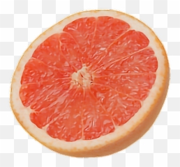 Grapefruit Fruit Tumblr Yummy Sticker - Grapefruit Transparent Emoji,Grapefruit Emoji
